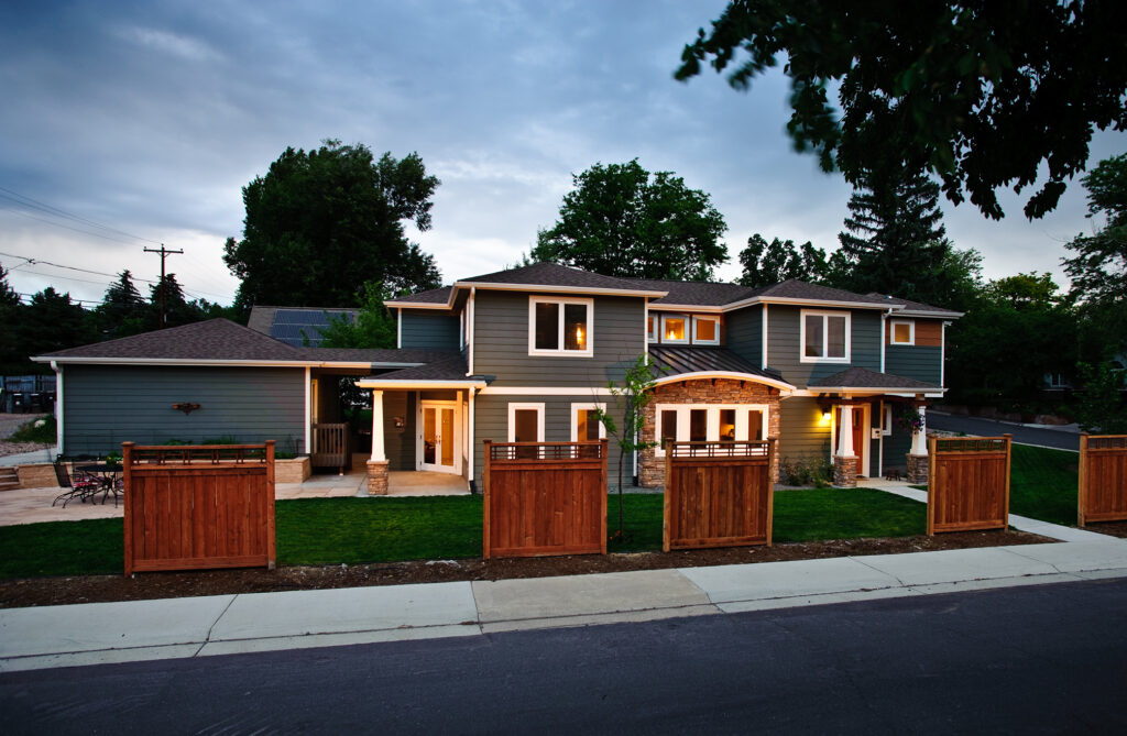 PEH Architects modern residential home exterior with landscaped yard and contemporary design